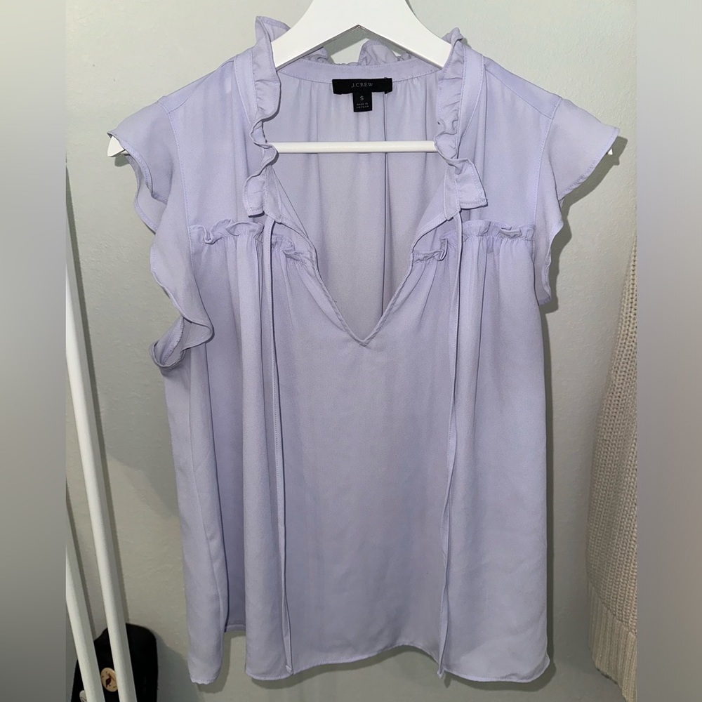 J Crew light purple shirt